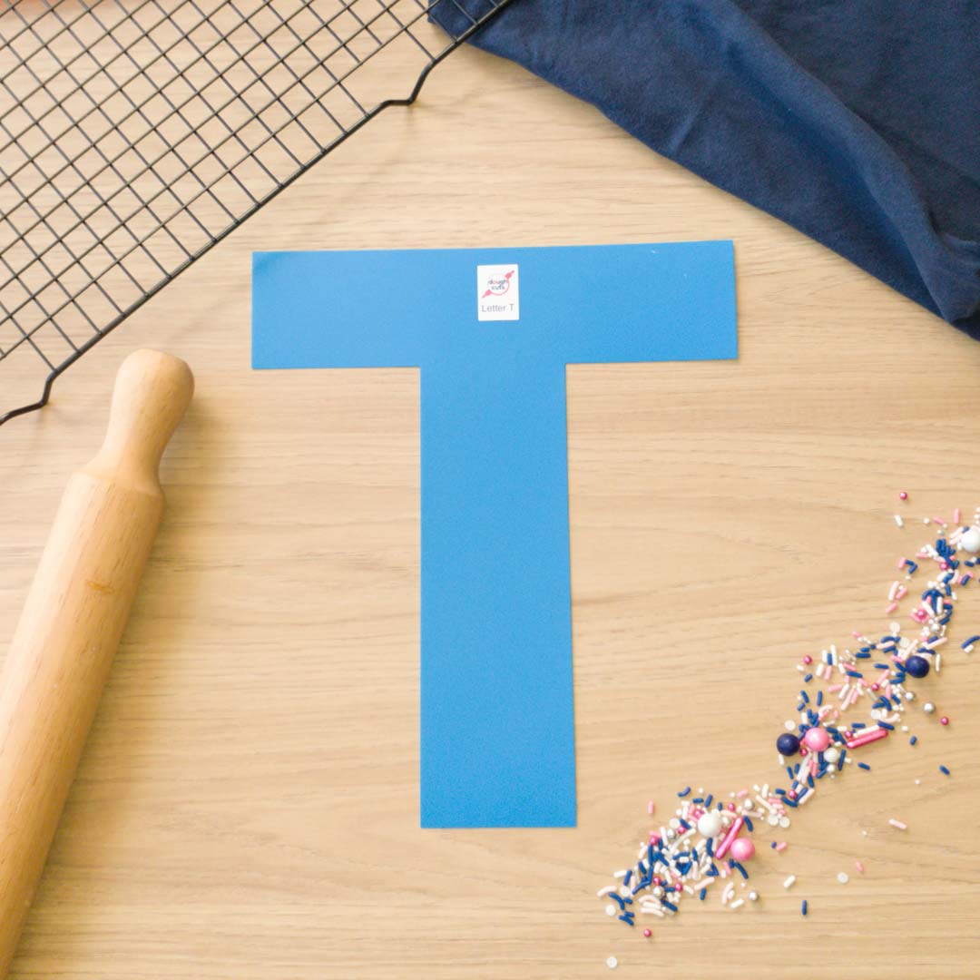 Alphabet Letter Set of 26 Cookie Cake Templates