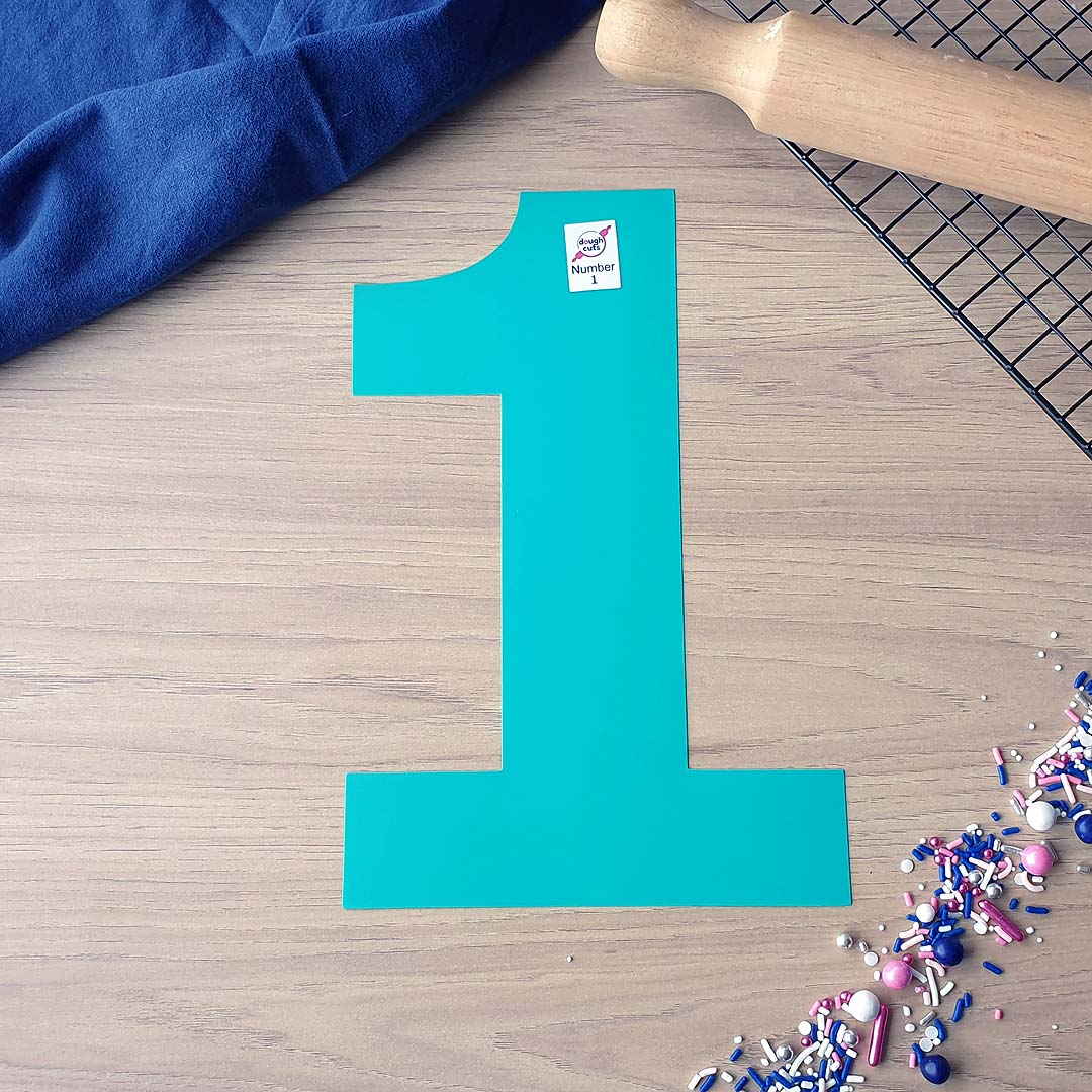 Number Cookie Cake Templates - Individual Templates