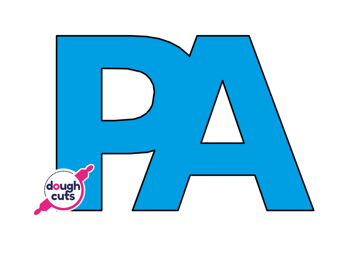 PRINT AT HOME - PA 12&quot; Wide Cookie Cake Template