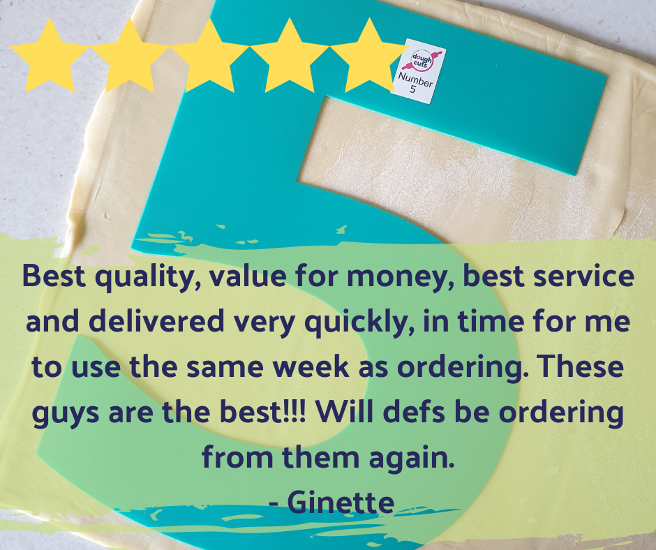 Set of 9 Number Cookie Cake Templates