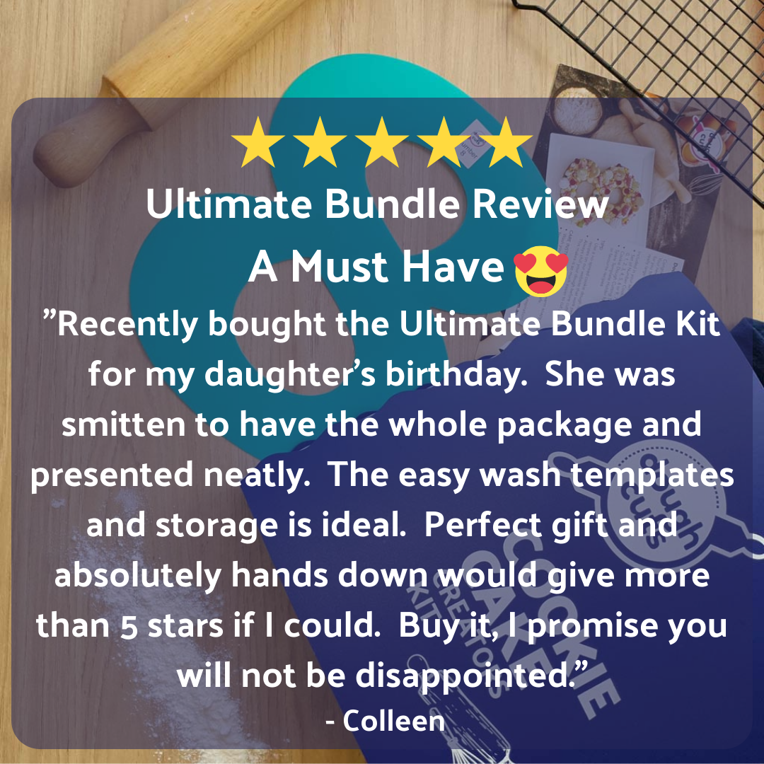 Ultimate Bundle Baking Templates - Number Set + Letter Set + Everyday Shapes